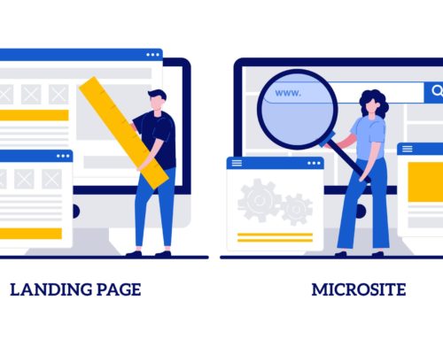 When is it a microsite and when is it a landing page?